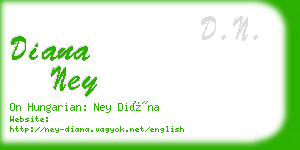 diana ney business card